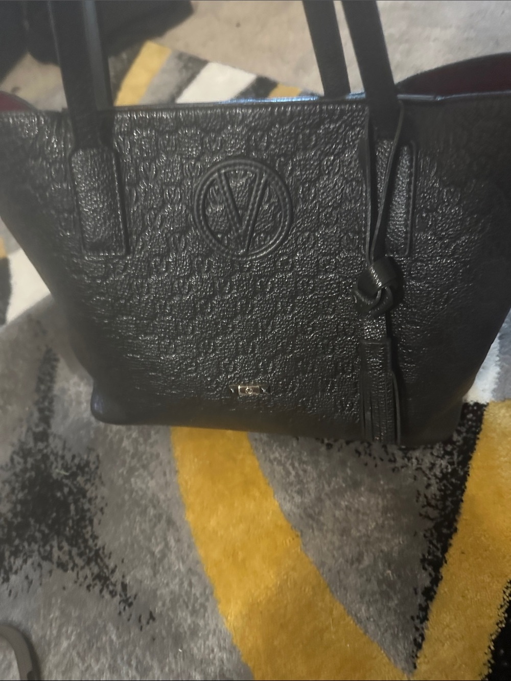 AUTHENTIC VALENTINO LARGE BLACK TOTE BAG